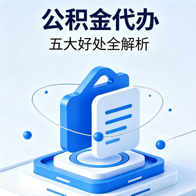 赣州公积金代办到底值不值？这5大好处让你少走弯路